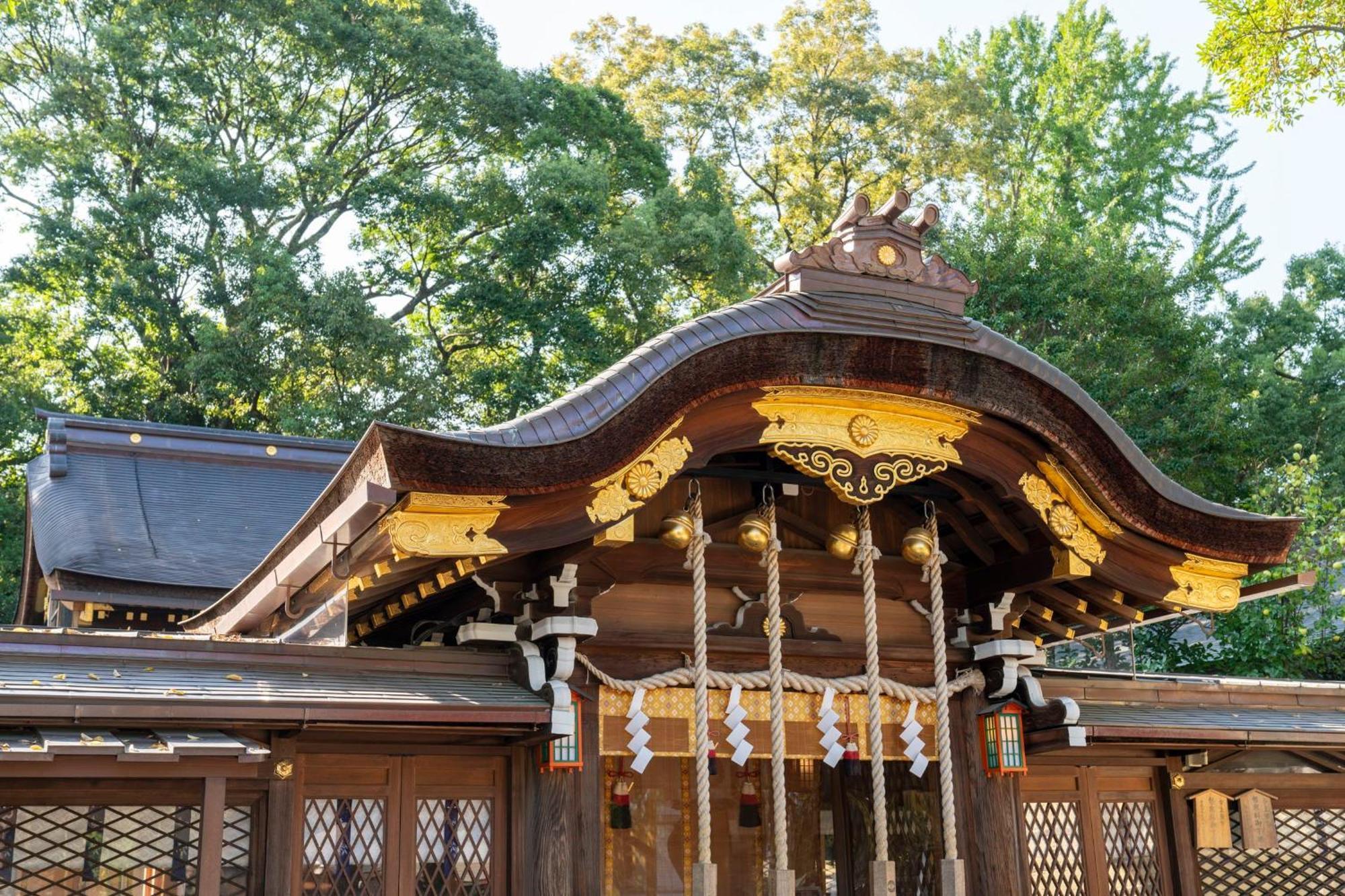 Kyoto Brighton Hotel Exterior photo The honden (main shrine)